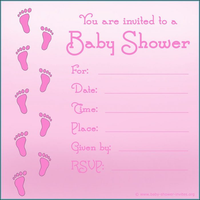 Baby Shower Invitation Card Template Free Download Baby Shower Invitation Card Template Free Download