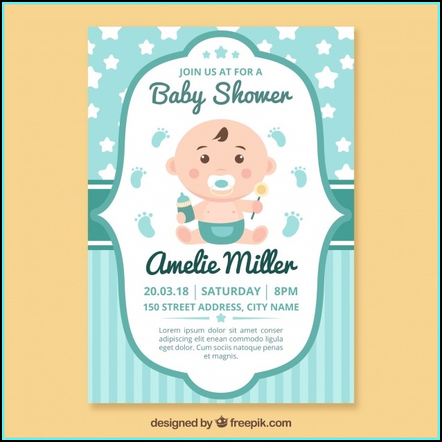Baby Shower Invitation Template Free Download Baby Shower Invitation Template Free Download