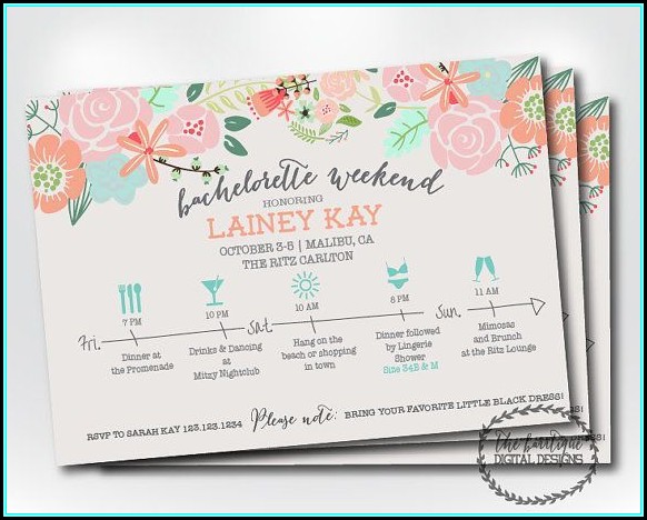 Bachelorette Itinerary Template Free Download Bachelorette Itinerary Template Free Download