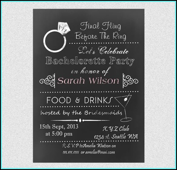 Bachelorette Party Invitation Templates Free Download Bachelorette Party Invitation Templates Free Download