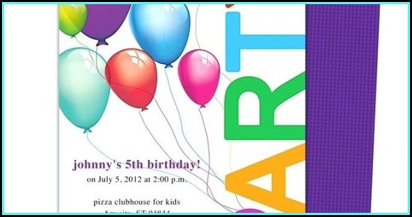 Birthday Party Invitation Template Word Free Birthday Party Invitation Template Word Free