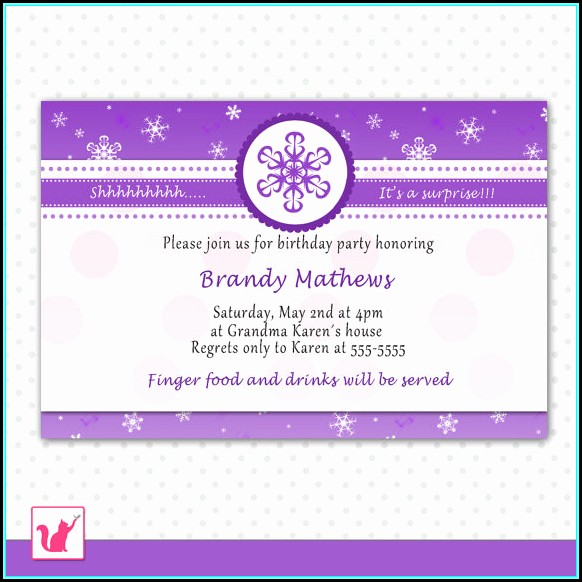 Birthday Party Invites Template Free Birthday Party Invites Template Free