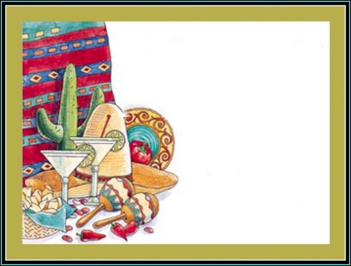 Blank Fiesta Invitation Template Blank Fiesta Invitation Template