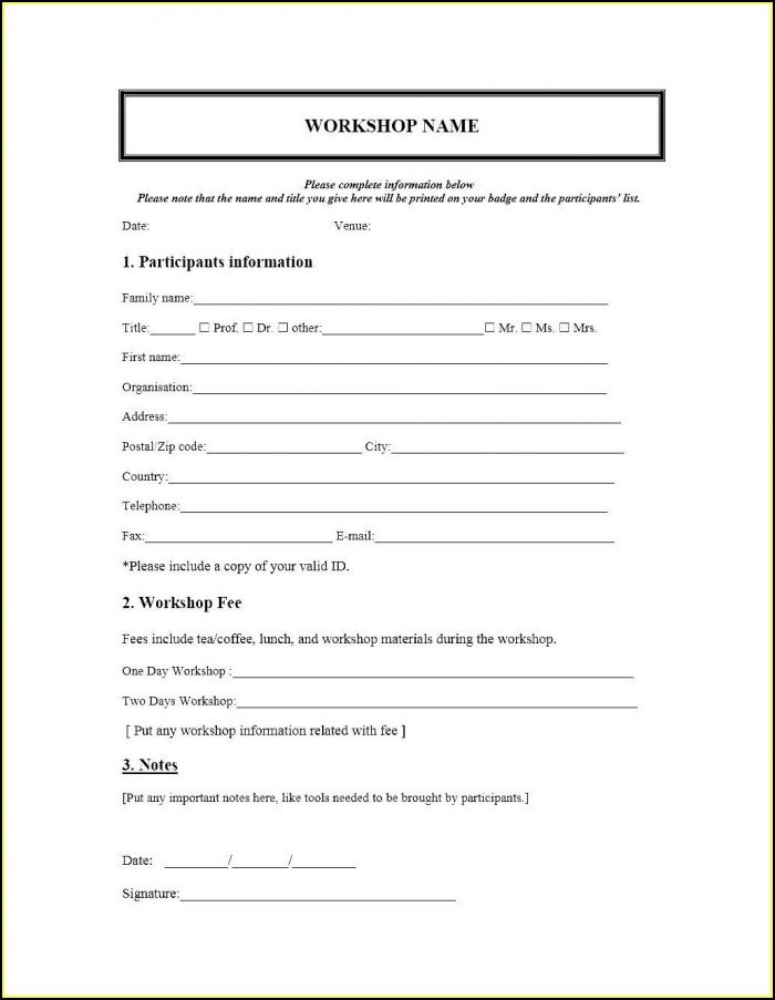 Event Registration Form Template Microsoft Word Event Registration Form Template Microsoft Word