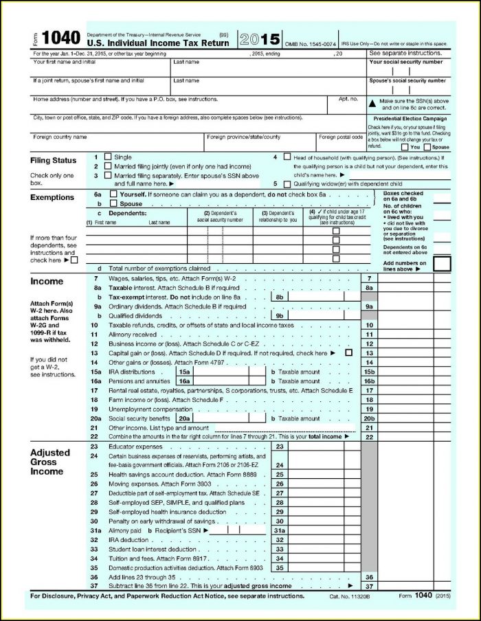 Federal Income Tax Forms 1040 V Federal Income Tax Forms 1040 V