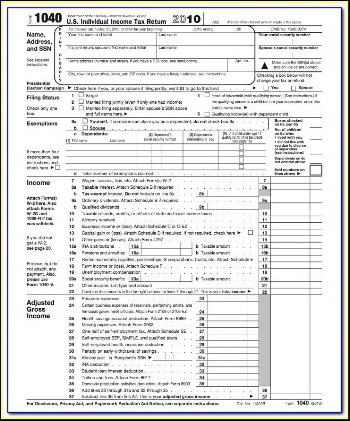 Federal Income Tax Forms 1040ez Instructions Federal Income Tax Forms 1040ez Instructions