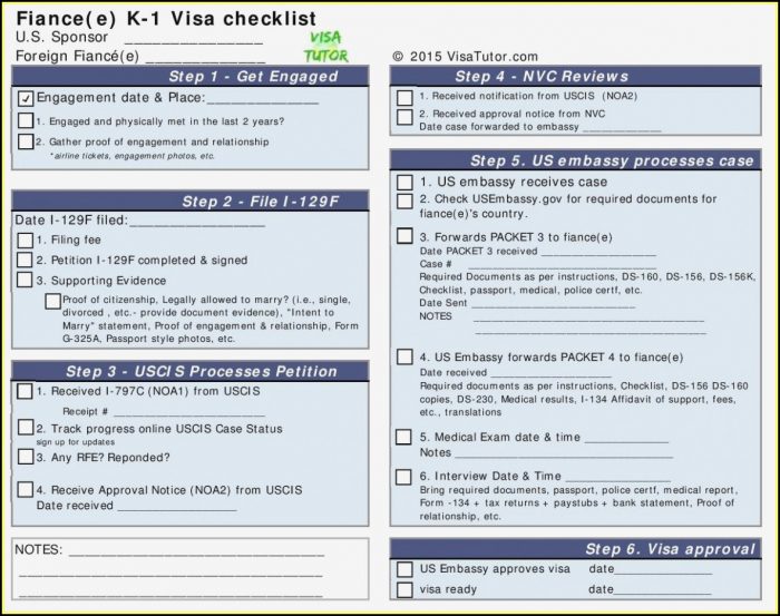 Fiance Visa Application Form Fiance Visa Application Form