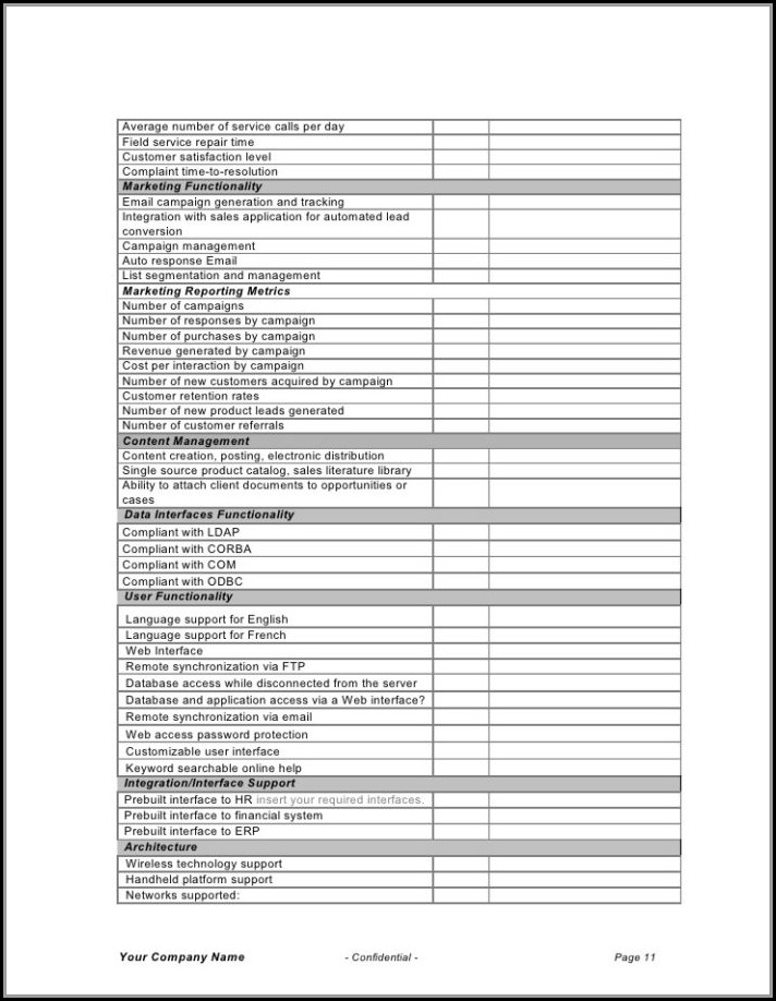 Dynamics Crm Requirements Gathering Template Template 2 Resume