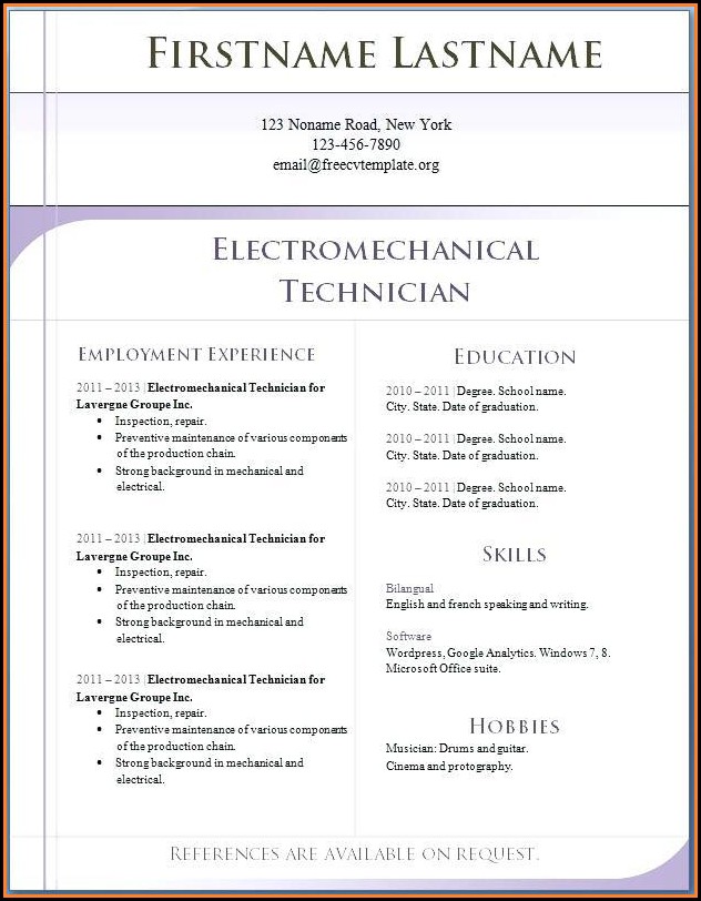 Editable Cv Format Download Free Word Editable Cv Format Download Free Word
