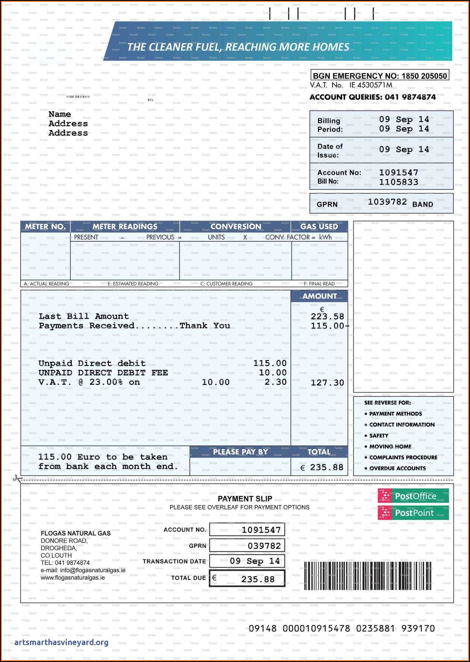 Fake Utility Bill Template Free 2 Resume Fake Utility Bill Template Free
