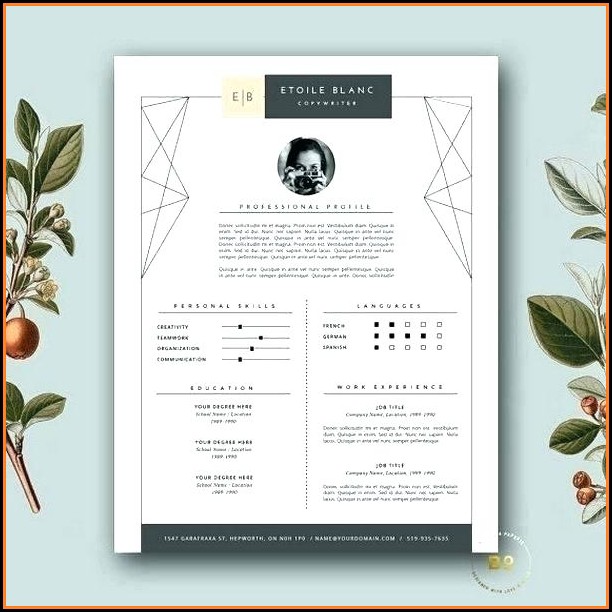 Fashion Resume Templates Free Fashion Resume Templates Free