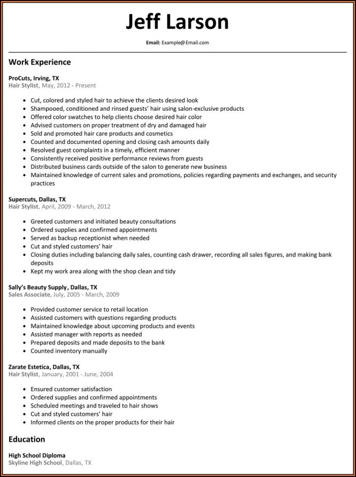 Fashion Stylist Resume Templates Free Fashion Stylist Resume Templates Free