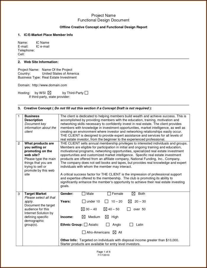 Free Business Plan Template For Real Estate Investors Free Business Plan Template For Real Estate Investors