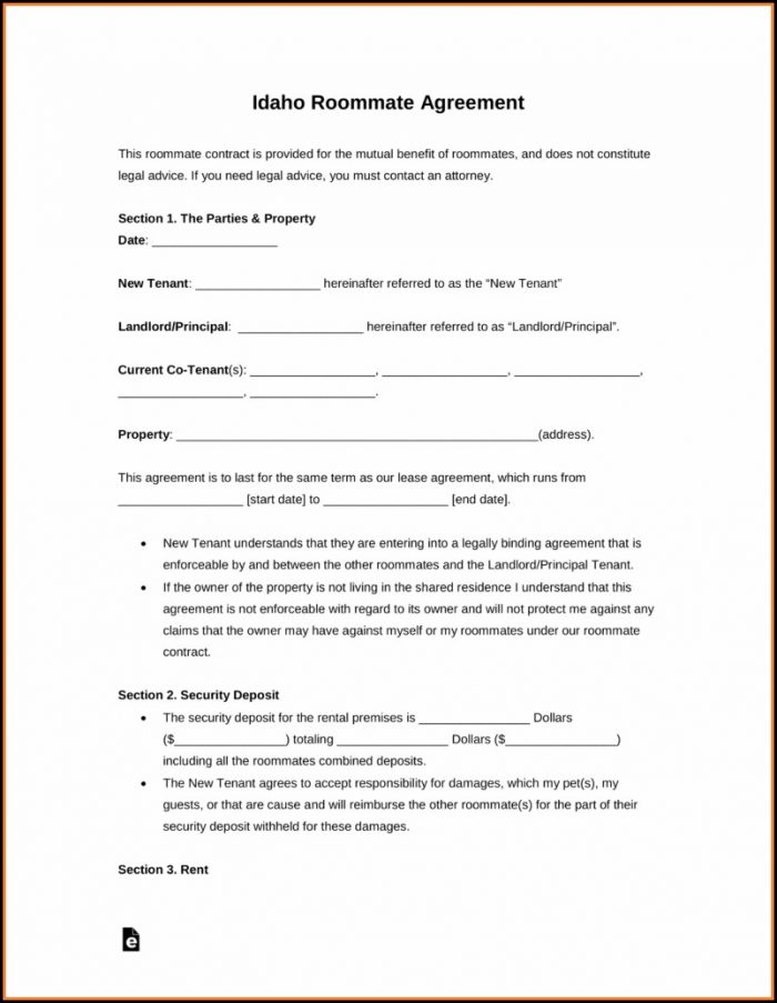 Free Idaho Rental Agreement Form Free Idaho Rental Agreement Form