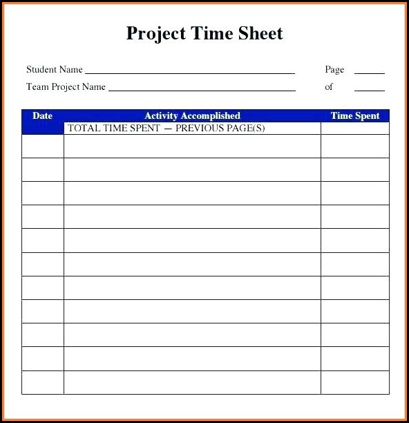 Free Online Printable Timesheet Template Free Online Printable Timesheet Template