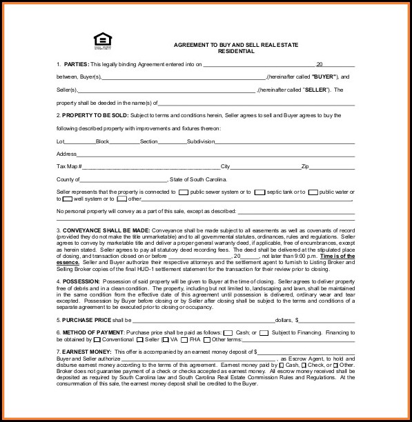 Free Real Estate Buy Sell Agreement Template Free Real Estate Buy Sell Agreement Template