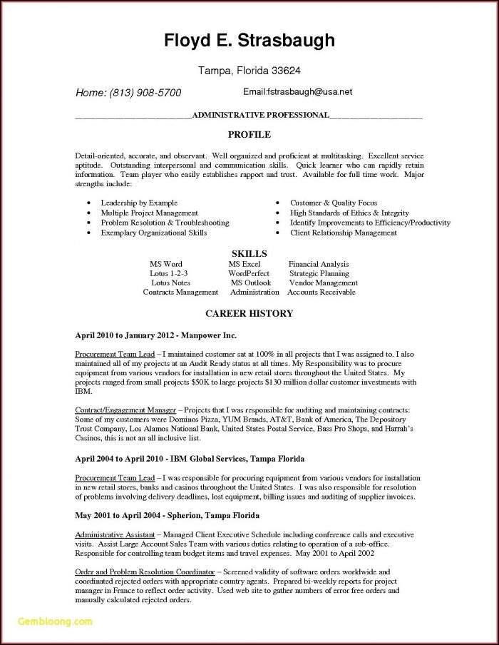 Free Resume Template For Sales Position Free Resume Template For Sales Position