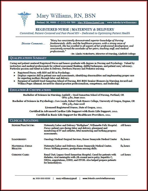Free Resume Templates Nursing Free Resume Templates Nursing