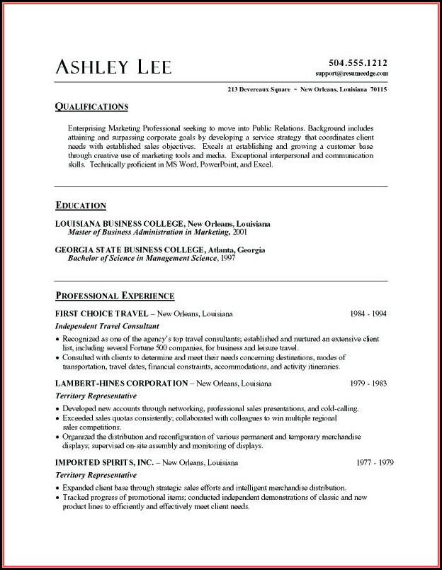 Free Resume Word Document Free Resume Word Document