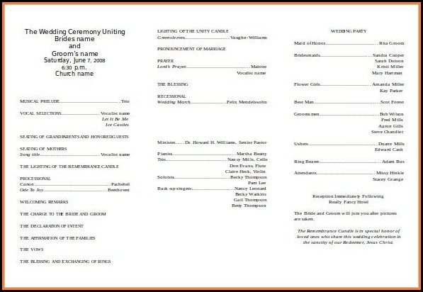 Free Templates For Church Programs Free Templates For Church Programs