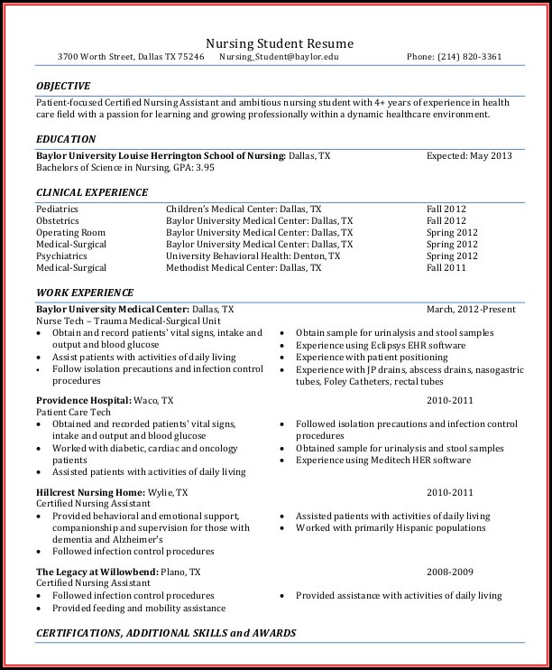 Graduate Nursing Resume Template Free Graduate Nursing Resume Template Free