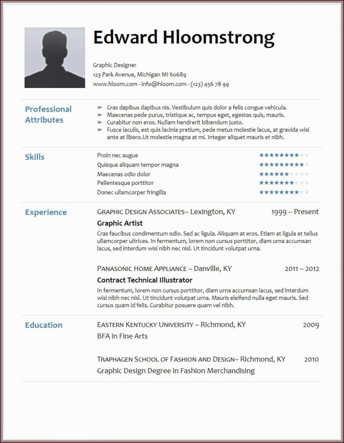 Hloom Download Professional Resume Templates Hloom Download Professional Resume Templates