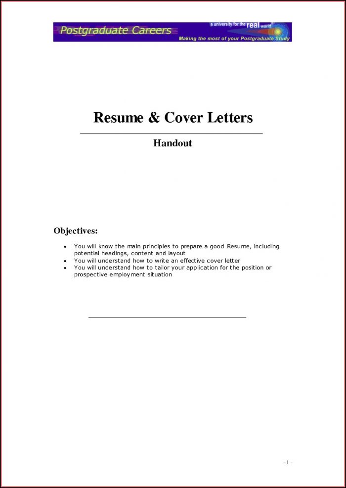 How To Make A Great Cover Letter For A Resume How To Make A Great Cover Letter For A Resume