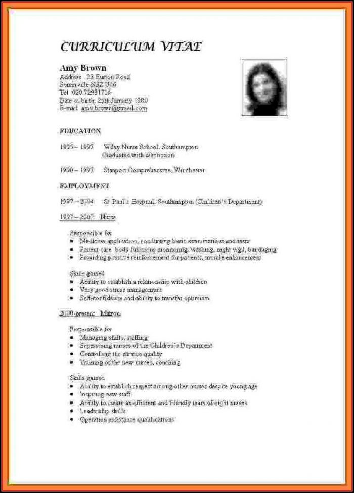 How To Make The Cv For Job How To Make The Cv For Job