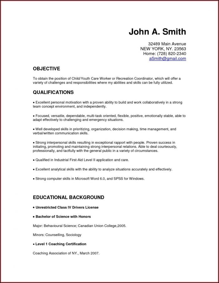 How To Prepare My First Resume How To Prepare My First Resume