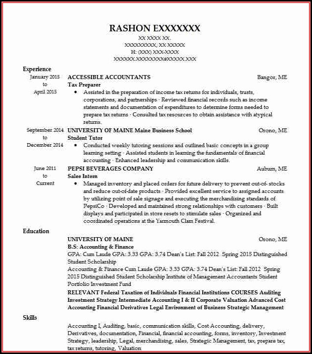 Individual Income Tax Preparer Resume Individual Income Tax Preparer Resume