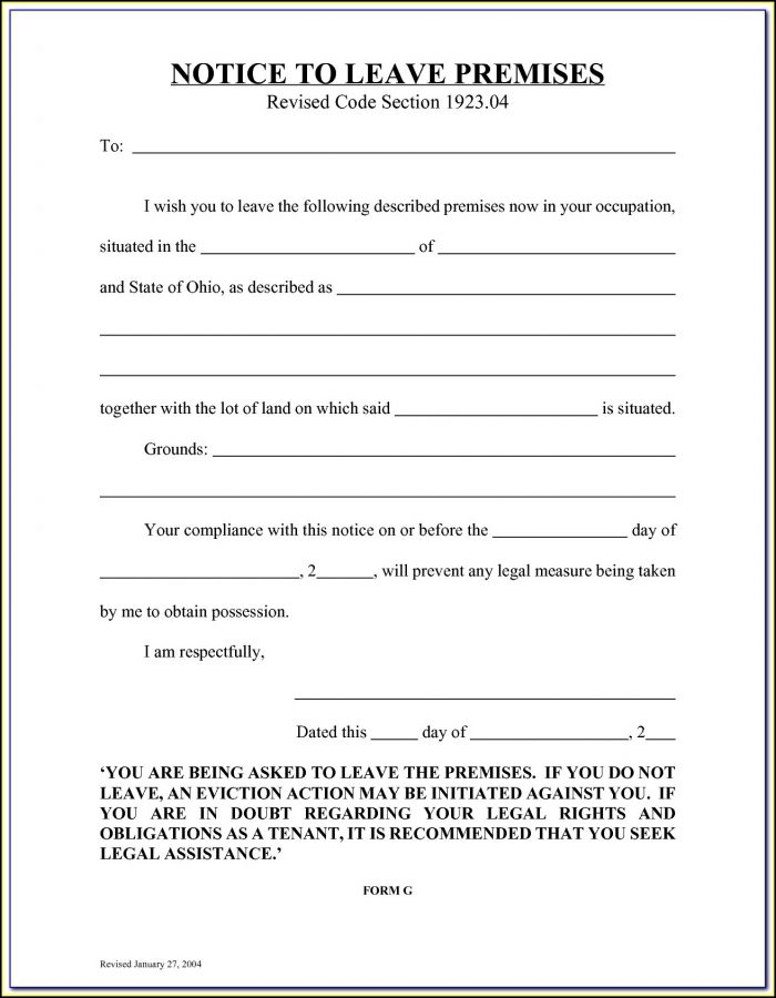 Florida 5 Day Eviction Notice Form Florida 5 Day Eviction Notice Form