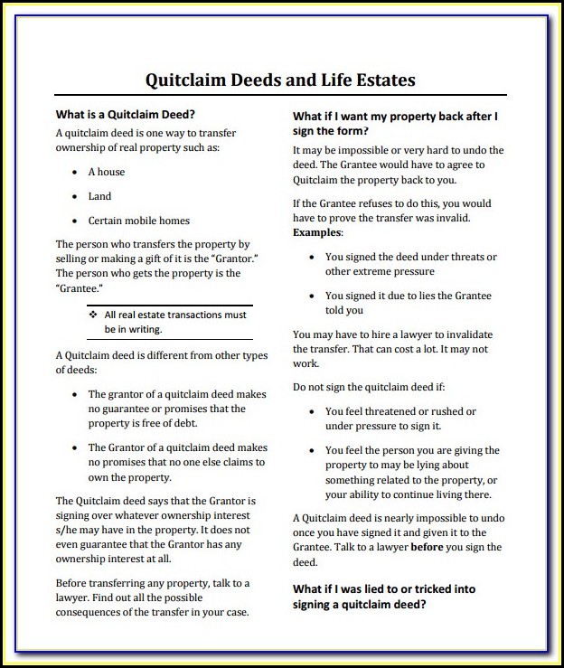 Florida Enhanced Life Estate Deed Form Free Florida Enhanced Life Estate Deed Form Free