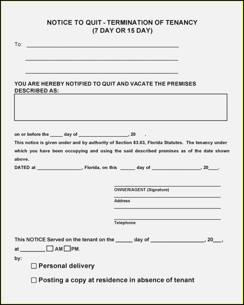 Florida Eviction Notice Form Pdf Resume Examples Evkyjy5306 Florida Eviction Notice Form Pdf