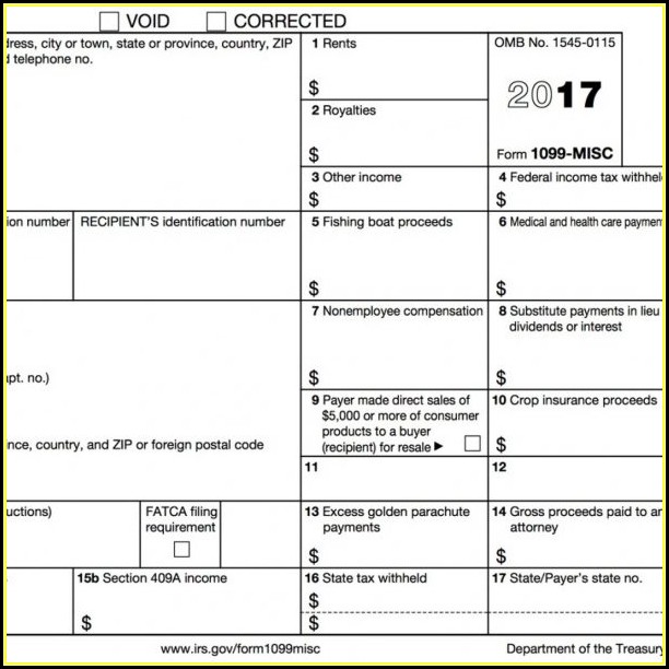 Free 1099 Misc Form 2018 Form Resume Examples Xm8pedm1y9