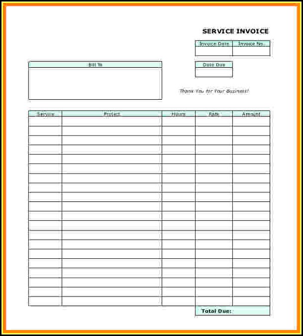 Free Printable Contractor Invoice Forms Free Printable Contractor Invoice Forms