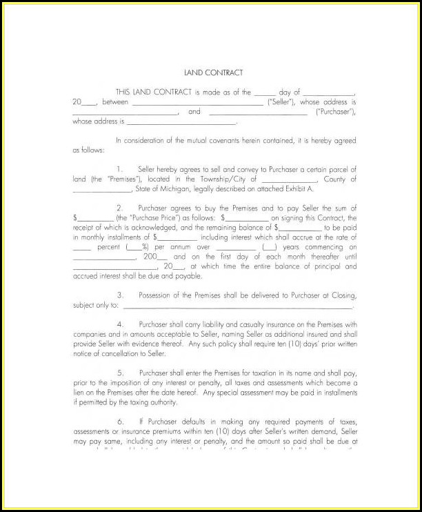 Cost-free Printable Land Deal Types Michigan - Style : Resume picture about Free Printable Land Contract Forms referred to as Cost-free Printable Land Agreement Kinds Michigan - Type : Resume