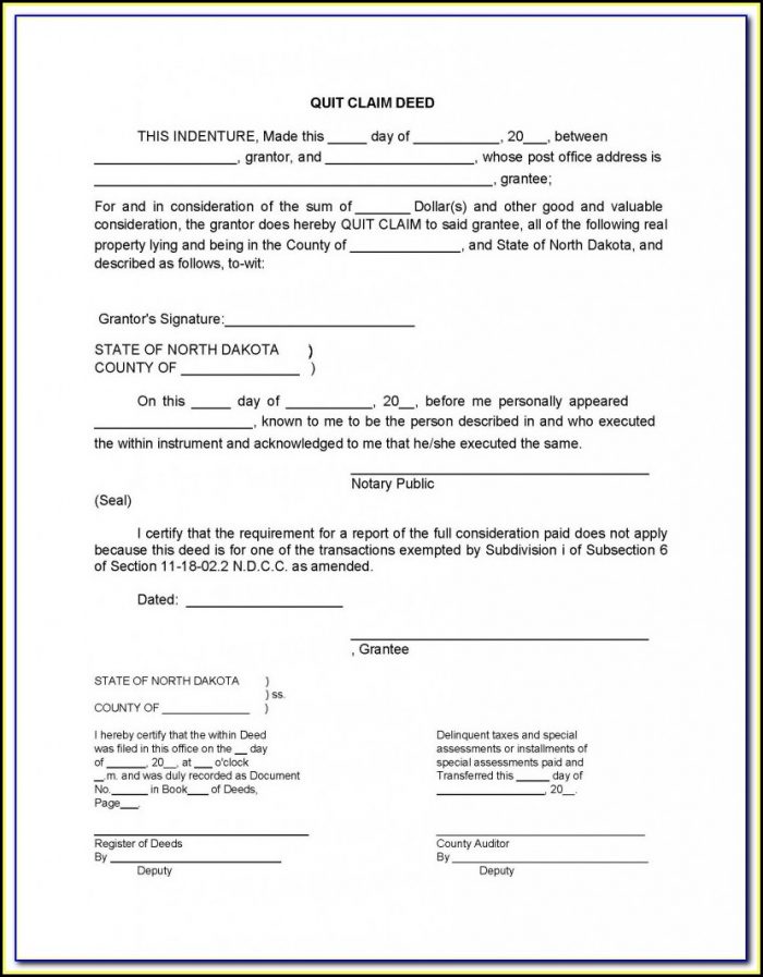 Free Quit Claim Deed Form Osceola County Florida Free Quit Claim Deed Form Osceola County Florida