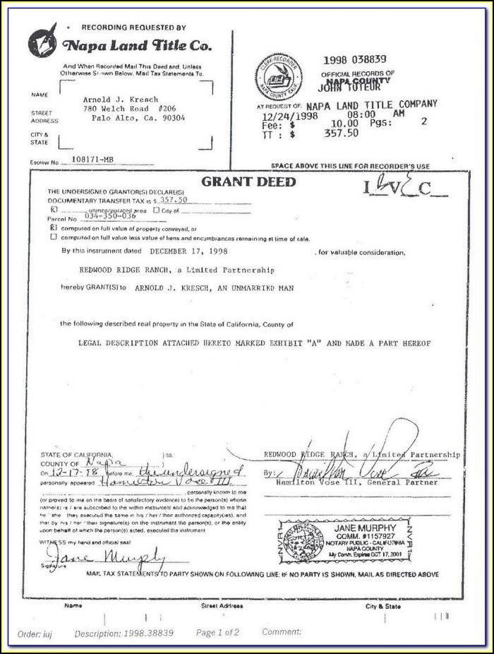 Grant Deed Form California San Bernardino County Grant Deed Form California San Bernardino County
