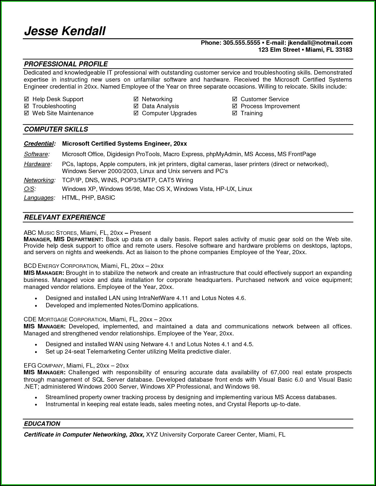 mis executive resume format resume resume examples mis manager resume