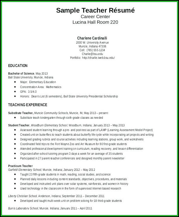 Music Teacher Resume Word Format Music Teacher Resume Word Format