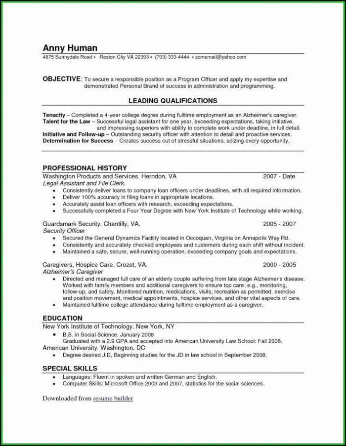 Online Resume Builder Software Free Download Online Resume Builder Software Free Download