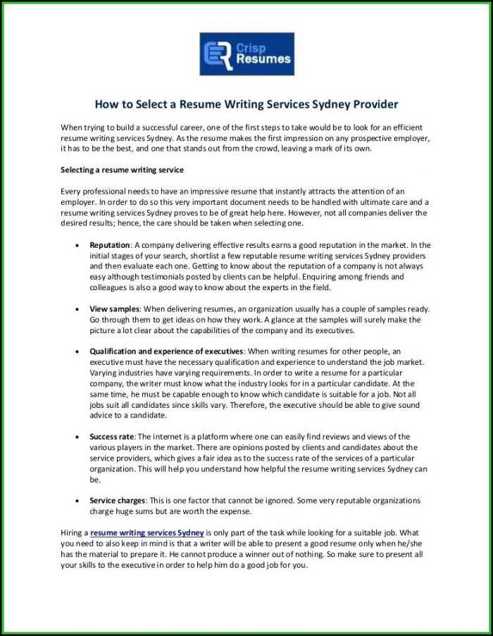 Reputable Resume Writing Services Reputable Resume Writing Services