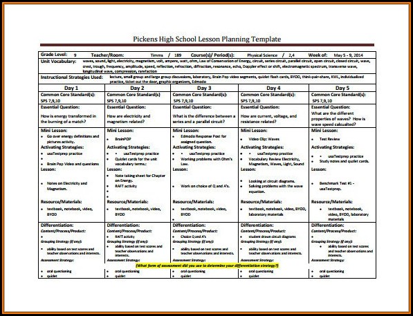 Lesson Plan Template For Middle School Social Studies Lesson Plan Template For Middle School Social Studies