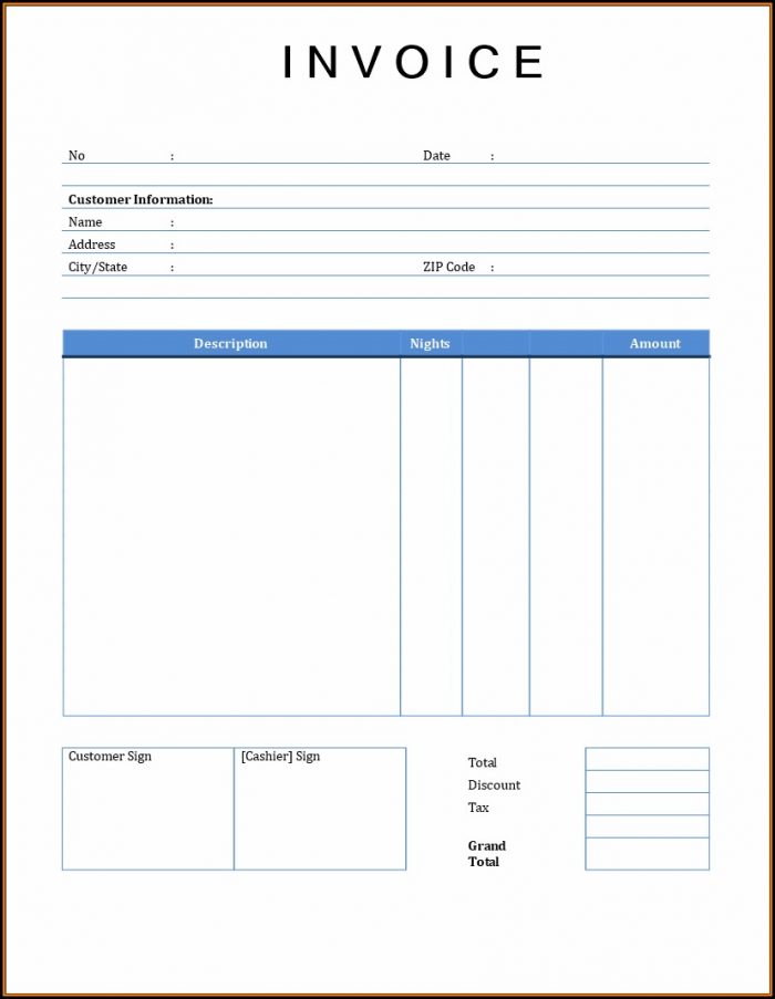 Microsoft Word Rental Template Microsoft Word Rental Template