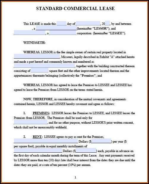 Office Lease Contract Template Office Lease Contract Template