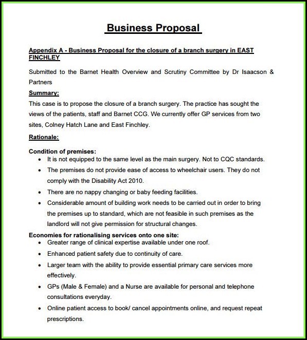 Business Proposal Sample Pdf Download Business Proposal Sample Pdf Download