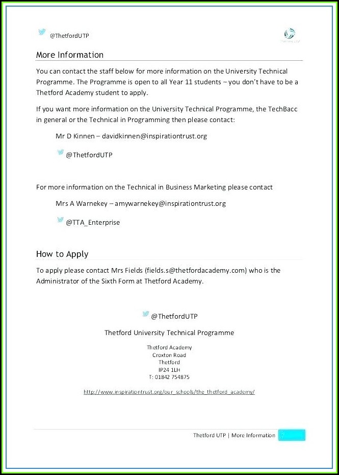 Business Prospectus Example Business Prospectus Example