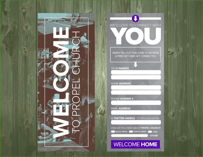Church Visitor Card Template Word Church Visitor Card Template Word
