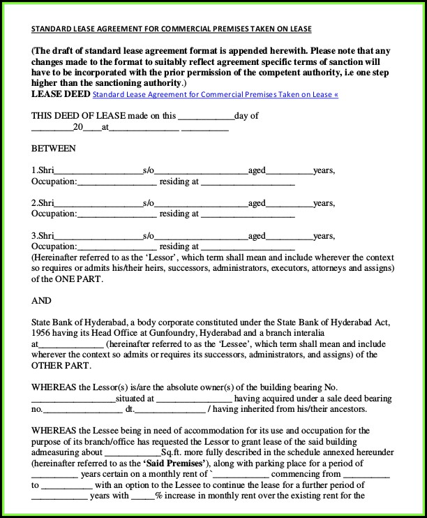 Commercial Lease Template Word Uk Commercial Lease Template Word Uk