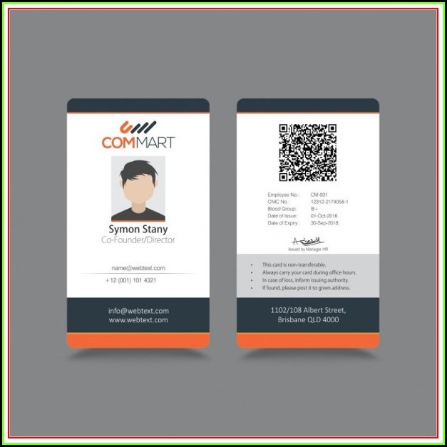Company Id Badge Template Free Company Id Badge Template Free